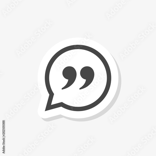 Quotes sticker, quotes Icon