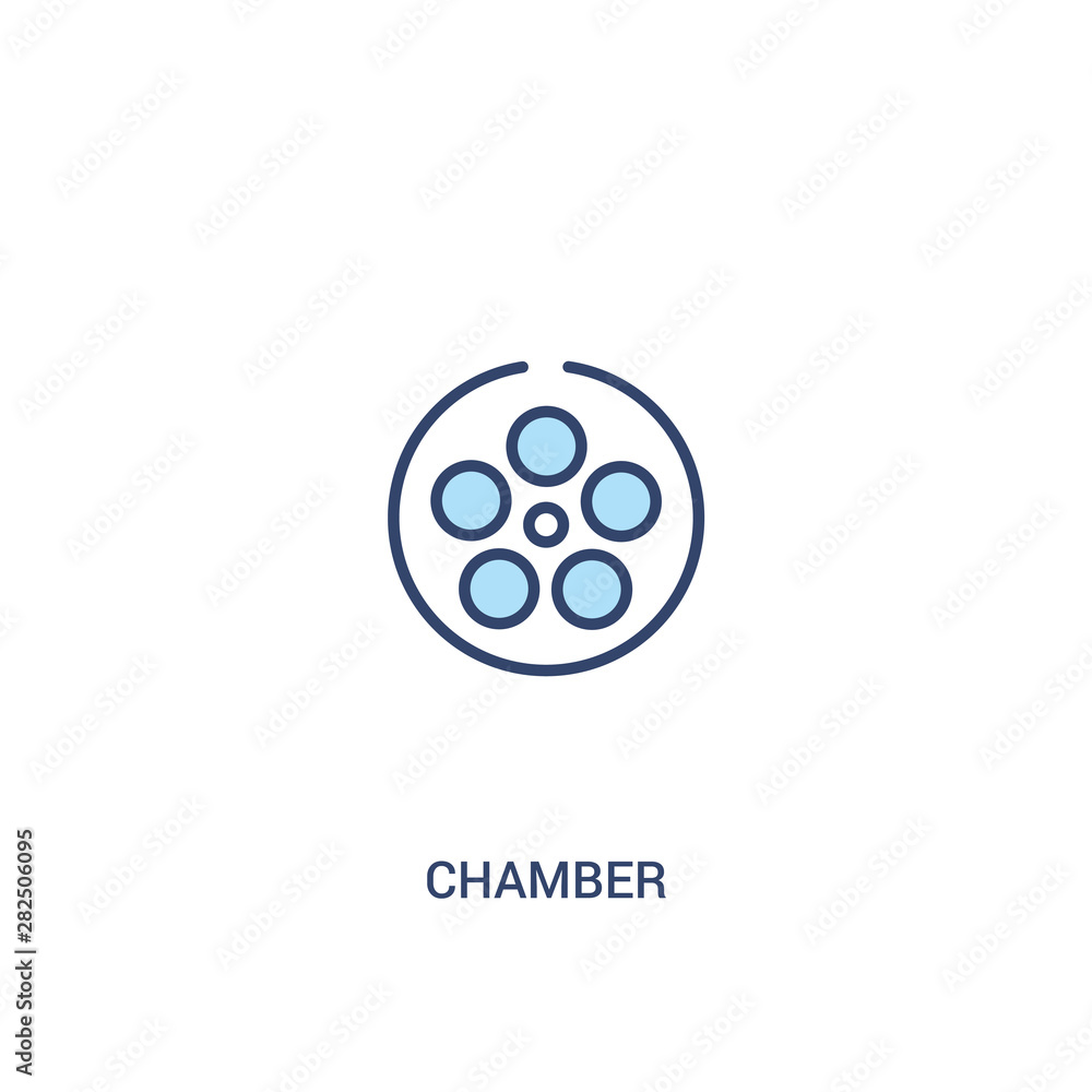 chamber concept 2 colored icon. simple line element illustration. outline blue chamber symbol. can be used for web and mobile ui/ux. chamber concept 2 colored icon. simple line element illustration. outline blue chamber symbol. can be used for web and mobile ui/ux.