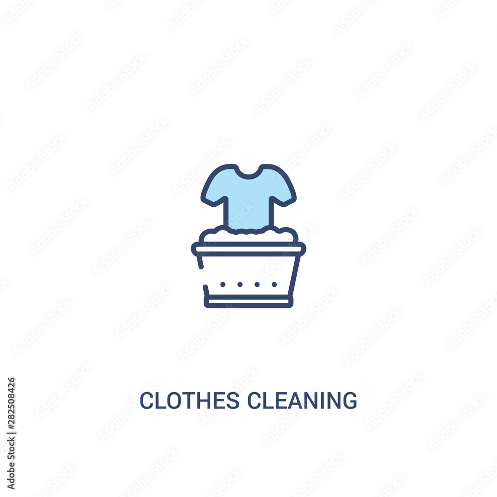 clothes cleaning concept 2 colored icon. simple line element illustration. outline blue clothes cleaning symbol. can be used for web and mobile ui/ux. clothes cleaning concept 2 colored icon. simple line element illustration. outline blue clothes cleaning symbol. can be used for web and mobile ui/ux.