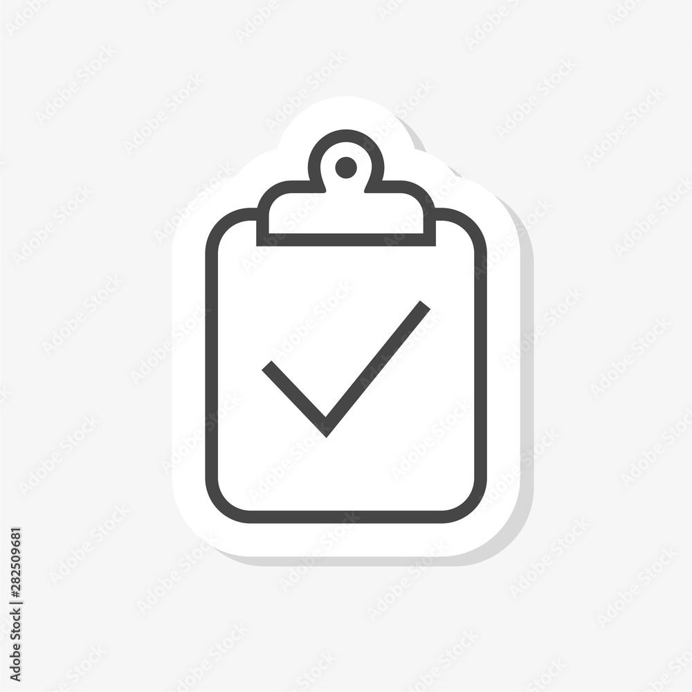 Checklist icon isolated on white background Checklist icon isolated on white background