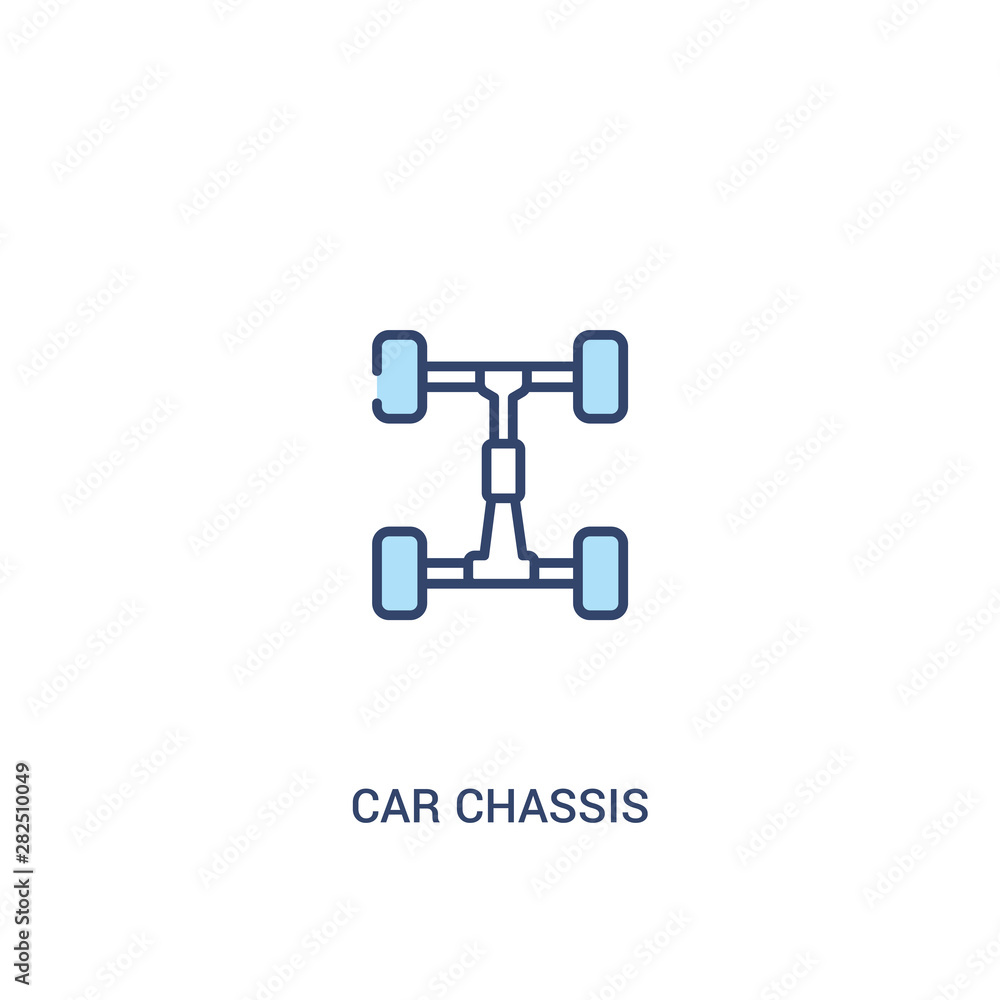 car chassis concept 2 colored icon. simple line element illustration. outline blue car chassis symbol. can be used for web and mobile ui/ux. car chassis concept 2 colored icon. simple line element illustration. outline blue car chassis symbol. can be used for web and mobile ui/ux.