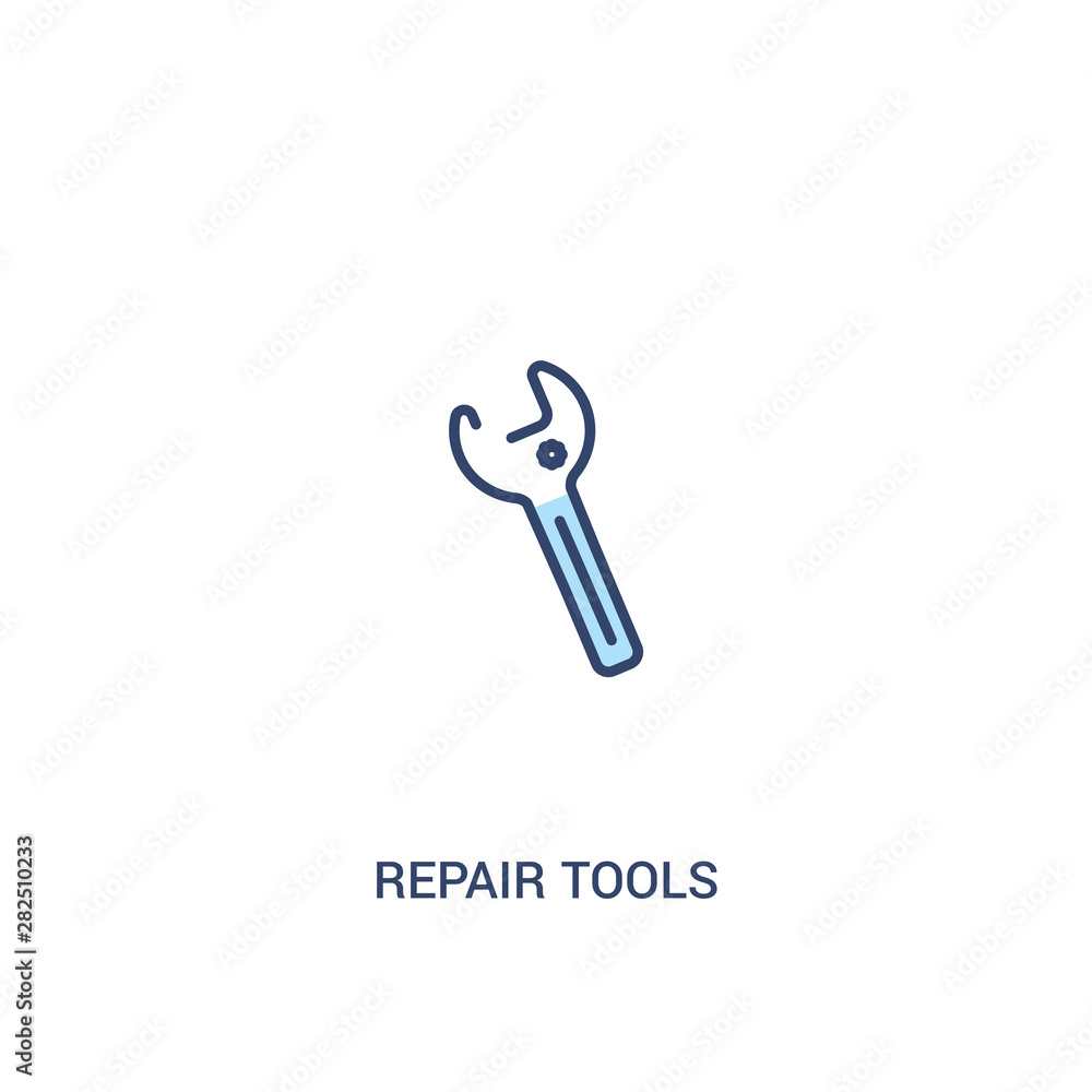 repair tools concept 2 colored icon. simple line element illustration. outline blue repair tools symbol. can be used for web and mobile ui/ux. repair tools concept 2 colored icon. simple line element illustration. outline blue repair tools symbol. can be used for web and mobile ui/ux.