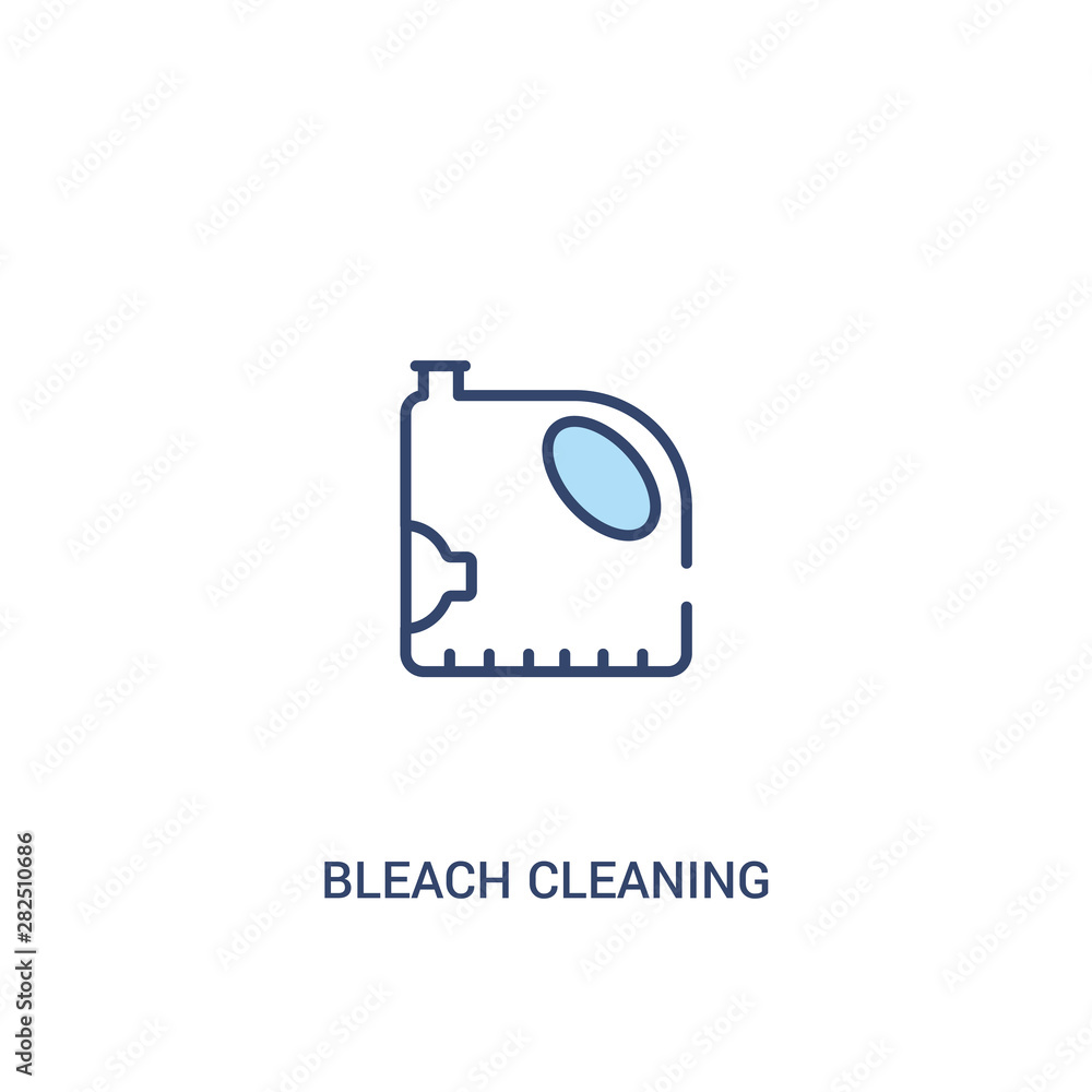 bleach cleaning concept 2 colored icon. simple line element illustration. outline blue bleach cleaning symbol. can be used for web and mobile ui/ux. bleach cleaning concept 2 colored icon. simple line element illustration. outline blue bleach cleaning symbol. can be used for web and mobile ui/ux.