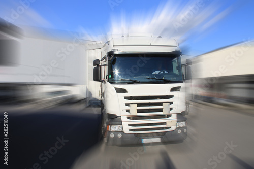 driving truck photo