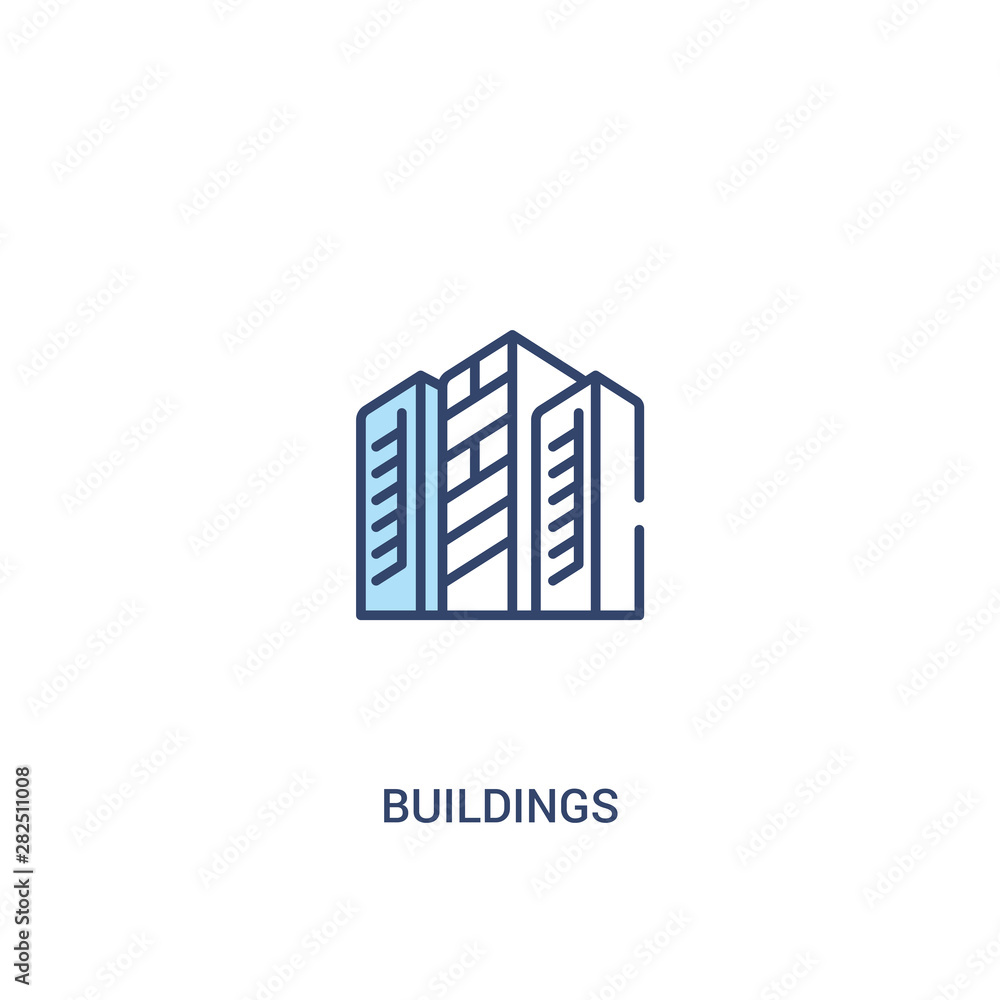 buildings concept 2 colored icon. simple line element illustration. outline blue buildings symbol. can be used for web and mobile ui/ux. buildings concept 2 colored icon. simple line element illustration. outline blue buildings symbol. can be used for web and mobile ui/ux.