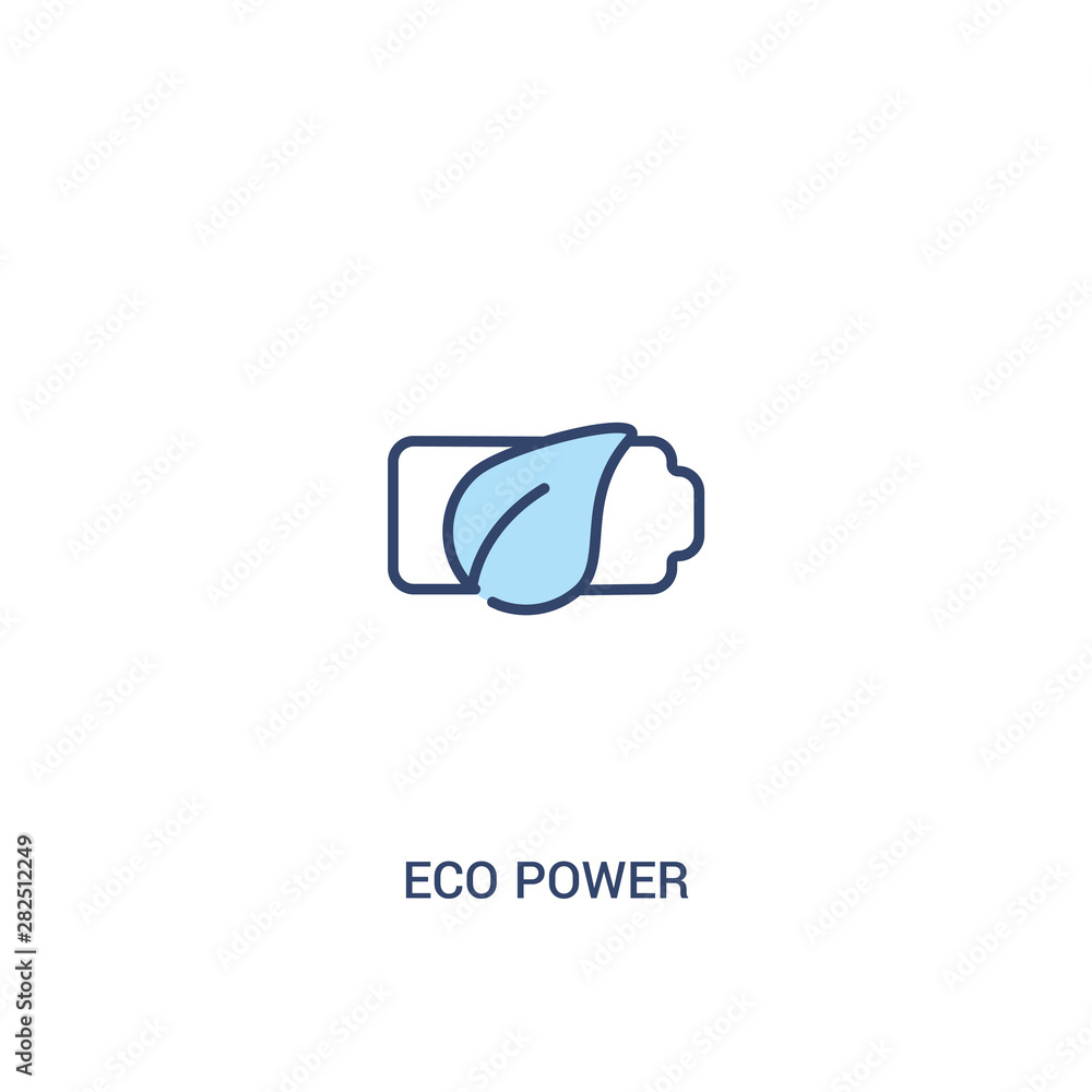 eco power concept 2 colored icon. simple line element illustration. outline blue eco power symbol. can be used for web and mobile ui/ux. eco power concept 2 colored icon. simple line element illustration. outline blue eco power symbol. can be used for web and mobile ui/ux.