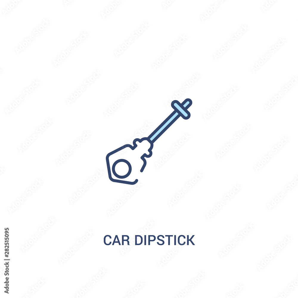 car dipstick concept 2 colored icon. simple line element illustration. outline blue car dipstick symbol. can be used for web and mobile ui/ux. car dipstick concept 2 colored icon. simple line element illustration. outline blue car dipstick symbol. can be used for web and mobile ui/ux.