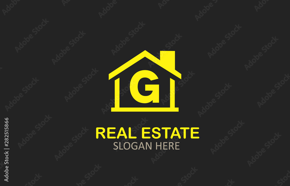 G Letter Real Estate Logo Design G Letter Real Estate Logo Design