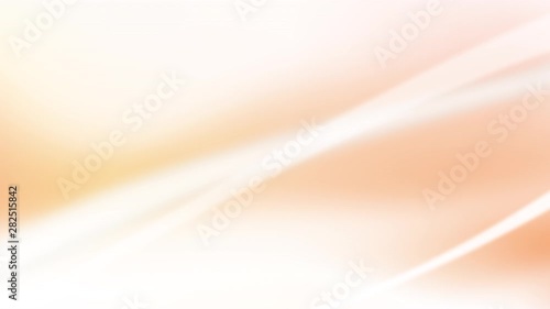 Abstract blurred transparent sine waves in motion on orange background. Broadcast production tv loop waves animation from bottom left  corner to upper right corner