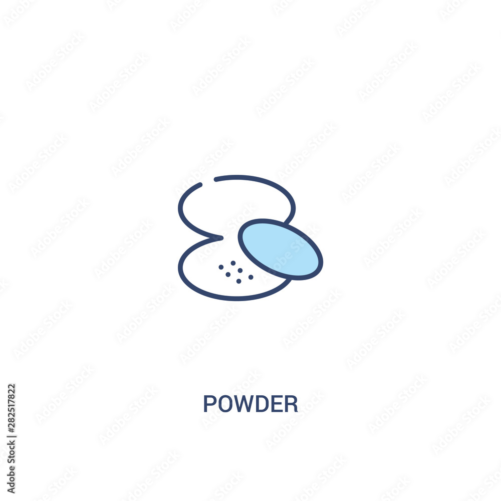 powder concept 2 colored icon. simple line element illustration. outline blue powder symbol. can be used for web and mobile ui/ux. powder concept 2 colored icon. simple line element illustration. outline blue powder symbol. can be used for web and mobile ui/ux.