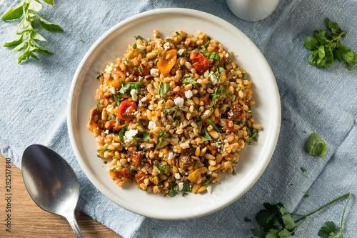 Homemade Healthy Farro Tomato Salad