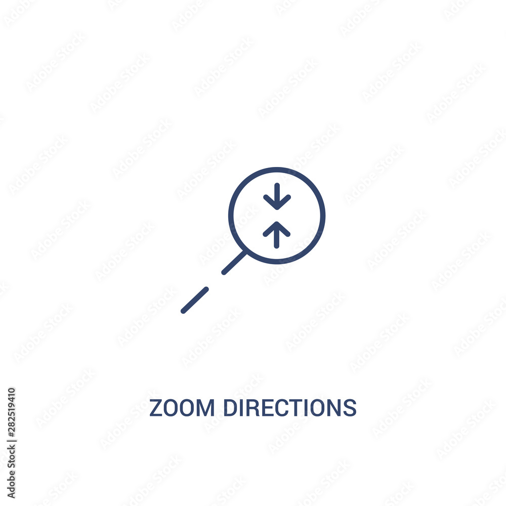 zoom directions concept 2 colored icon. simple line element illustration. outline blue zoom directions symbol. can be used for web and mobile ui/ux. zoom directions concept 2 colored icon. simple line element illustration. outline blue zoom directions symbol. can be used for web and mobile ui/ux.