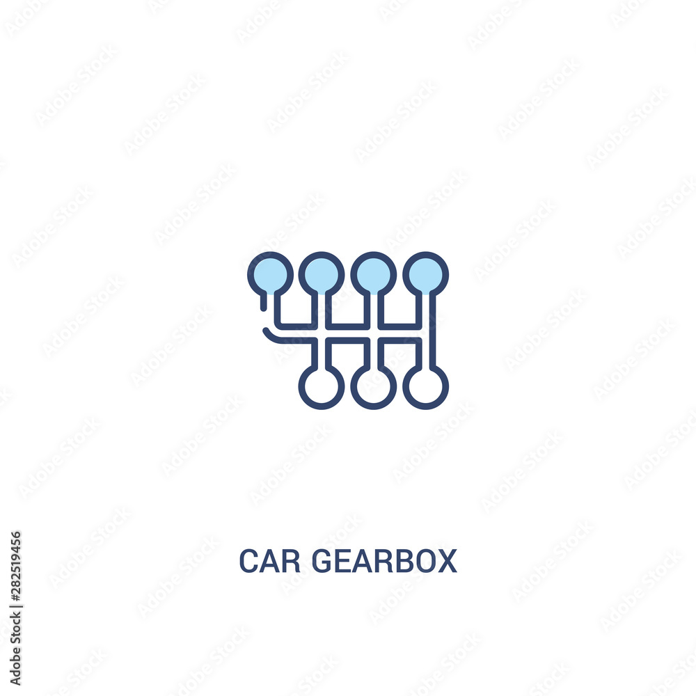 car gearbox concept 2 colored icon. simple line element illustration. outline blue car gearbox symbol. can be used for web and mobile ui/ux. car gearbox concept 2 colored icon. simple line element illustration. outline blue car gearbox symbol. can be used for web and mobile ui/ux.