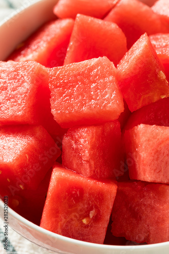 Raw Organic Pink Watermelon Slices