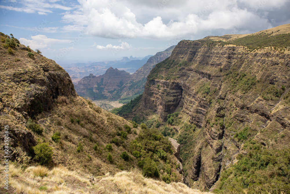 Beautiful landscape in Simien Mountains National Park, Ethiopia Beautiful landscape in Simien Mountains National Park, Ethiopia