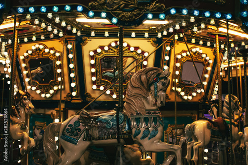 Carousel with old and vintage look
