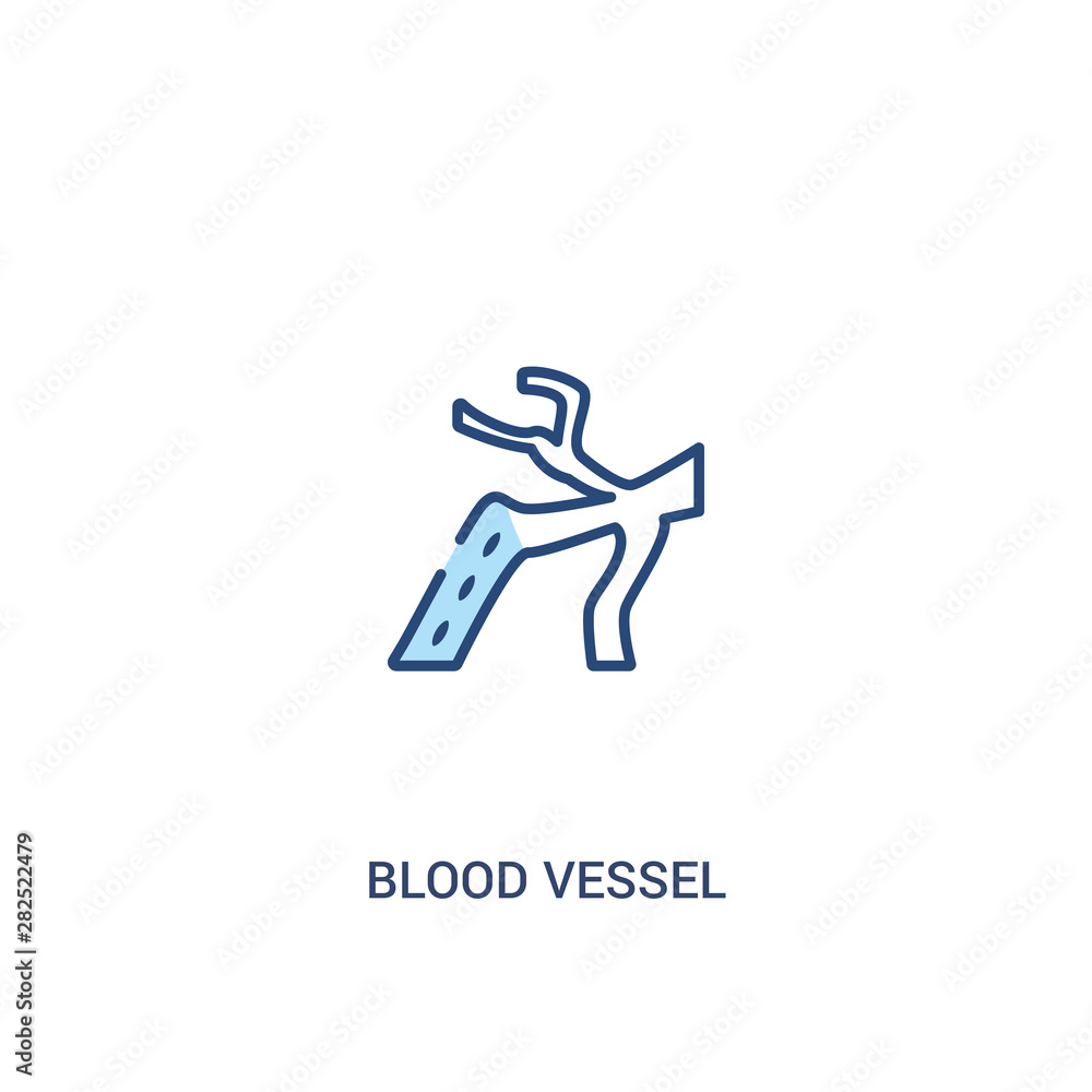 blood vessel concept 2 colored icon. simple line element illustration. outline blue blood vessel symbol. can be used for web and mobile ui/ux. blood vessel concept 2 colored icon. simple line element illustration. outline blue blood vessel symbol. can be used for web and mobile ui/ux.