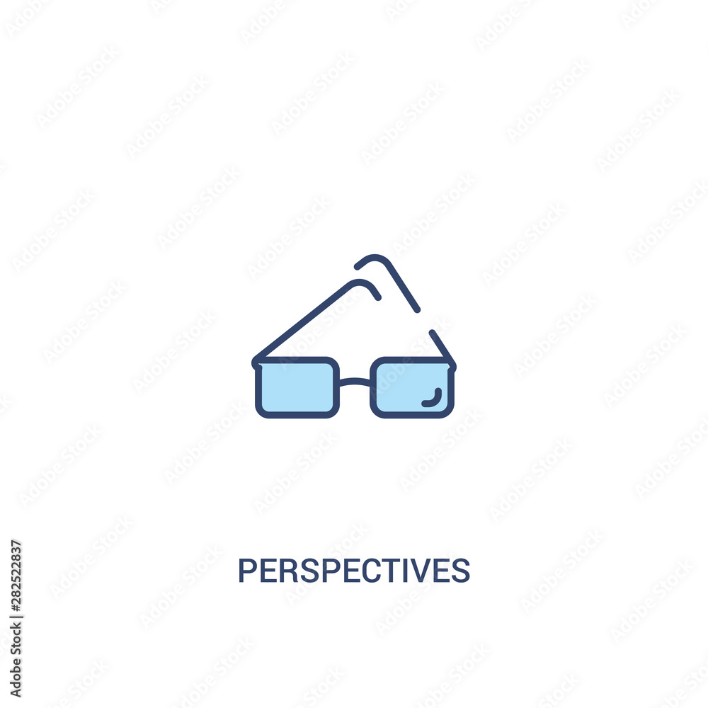 perspectives concept 2 colored icon. simple line element illustration. outline blue perspectives symbol. can be used for web and mobile ui/ux. perspectives concept 2 colored icon. simple line element illustration. outline blue perspectives symbol. can be used for web and mobile ui/ux.