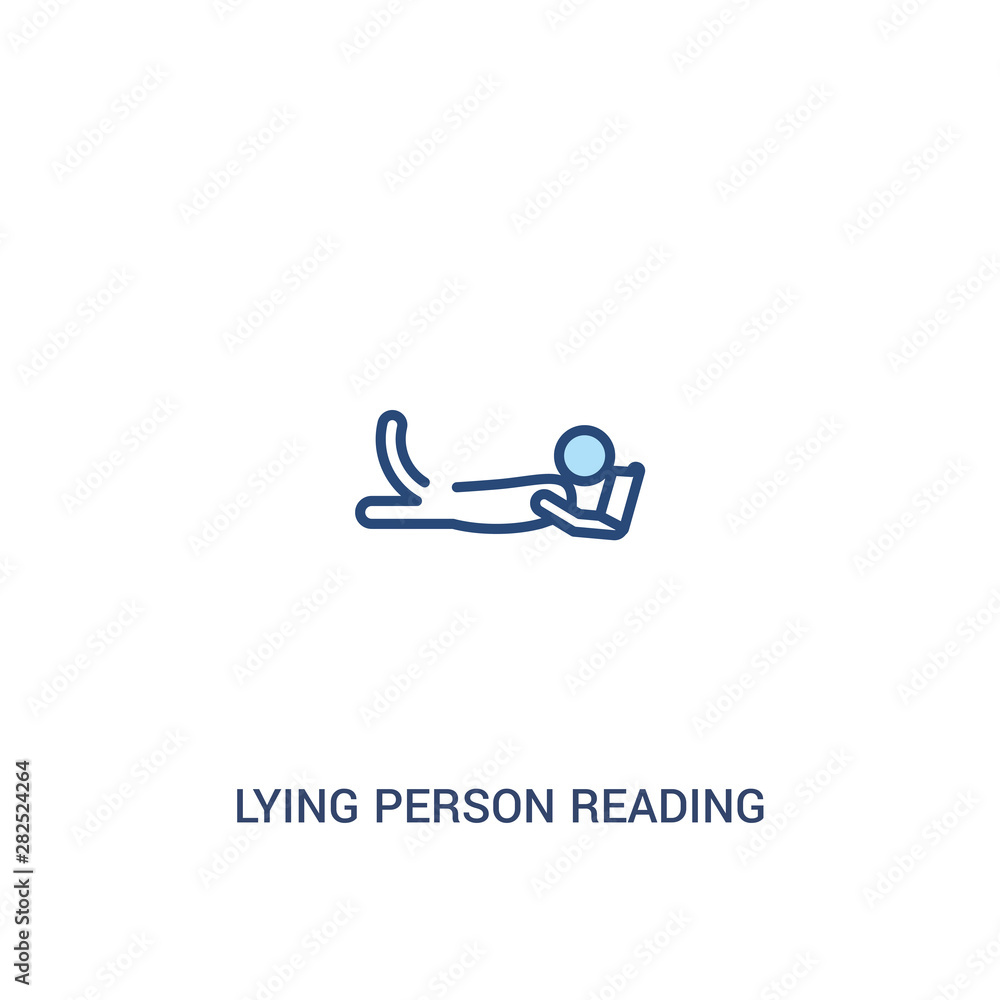 lying person reading concept 2 colored icon. simple line element illustration. outline blue lying person reading symbol. can be used for web and mobile ui/ux. lying person reading concept 2 colored icon. simple line element illustration. outline blue lying person reading symbol. can be used for web and mobile ui/ux.