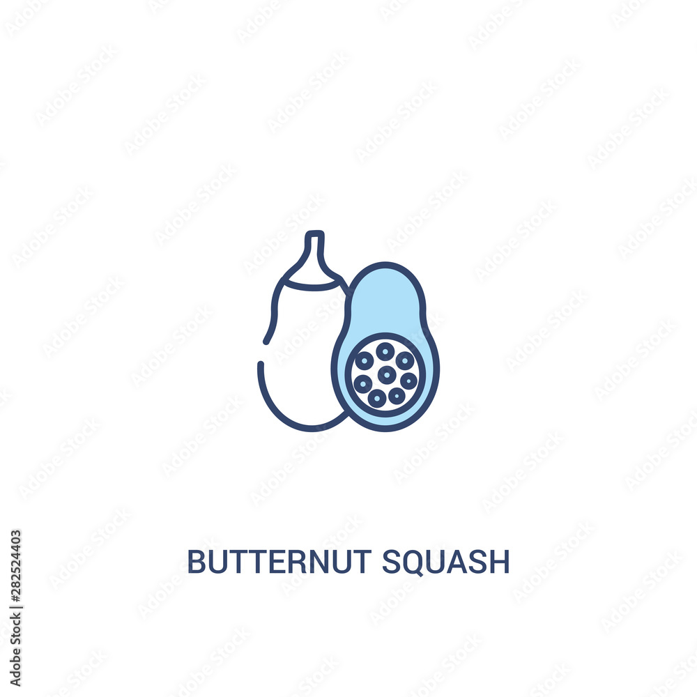 butternut squash concept 2 colored icon. simple line element illustration. outline blue butternut squash symbol. can be used for web and mobile ui/ux. butternut squash concept 2 colored icon. simple line element illustration. outline blue butternut squash symbol. can be used for web and mobile ui/ux.