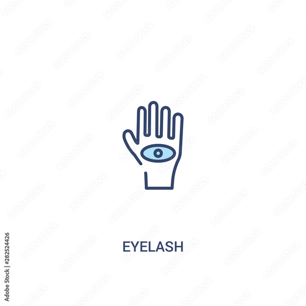 eyelash concept 2 colored icon. simple line element illustration. outline blue eyelash symbol. can be used for web and mobile ui/ux. eyelash concept 2 colored icon. simple line element illustration. outline blue eyelash symbol. can be used for web and mobile ui/ux.