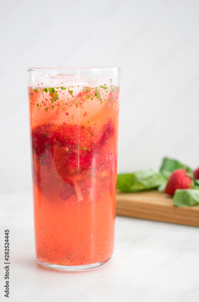 Strawberry Basil Lemonade Strawberry Basil Lemonade