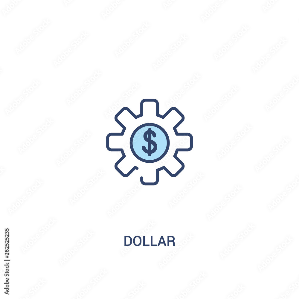 dollar concept 2 colored icon. simple line element illustration. outline blue dollar symbol. can be used for web and mobile ui/ux. dollar concept 2 colored icon. simple line element illustration. outline blue dollar symbol. can be used for web and mobile ui/ux.