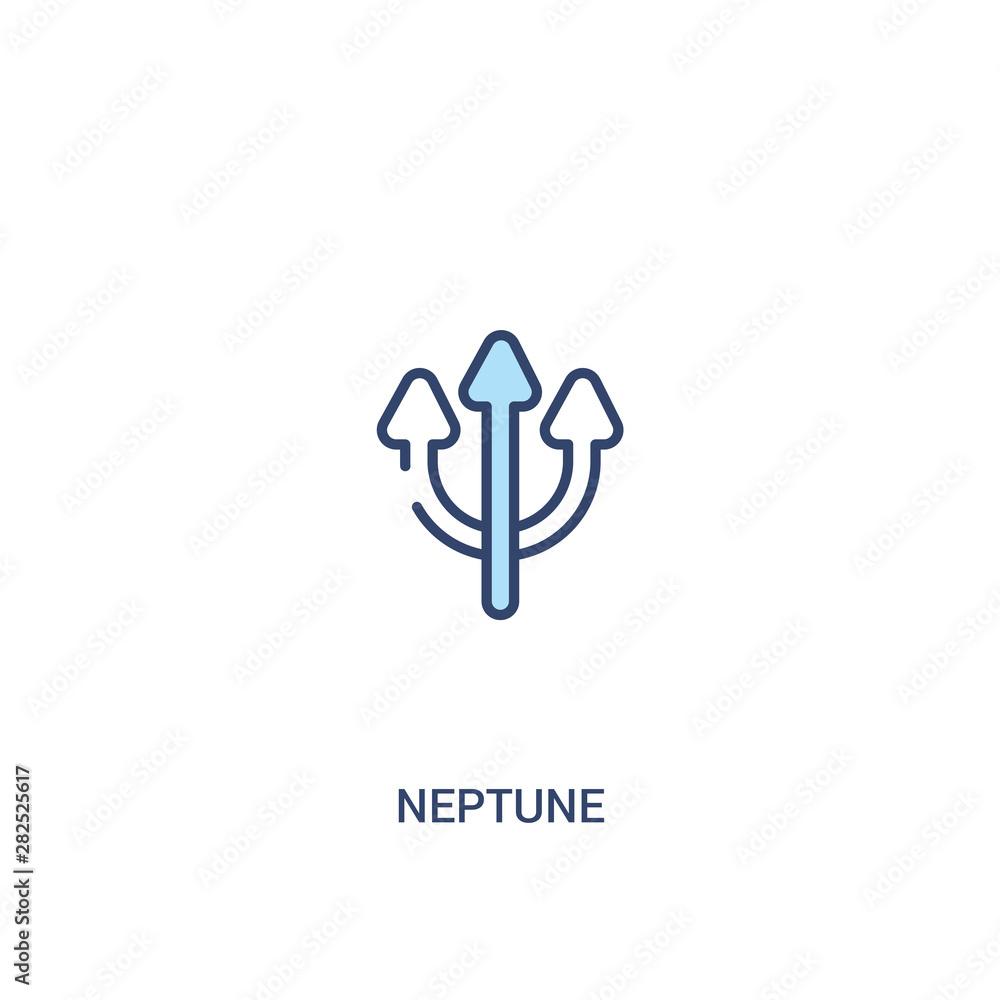 neptune concept 2 colored icon. simple line element illustration. outline blue neptune symbol. can be used for web and mobile ui/ux. neptune concept 2 colored icon. simple line element illustration. outline blue neptune symbol. can be used for web and mobile ui/ux.