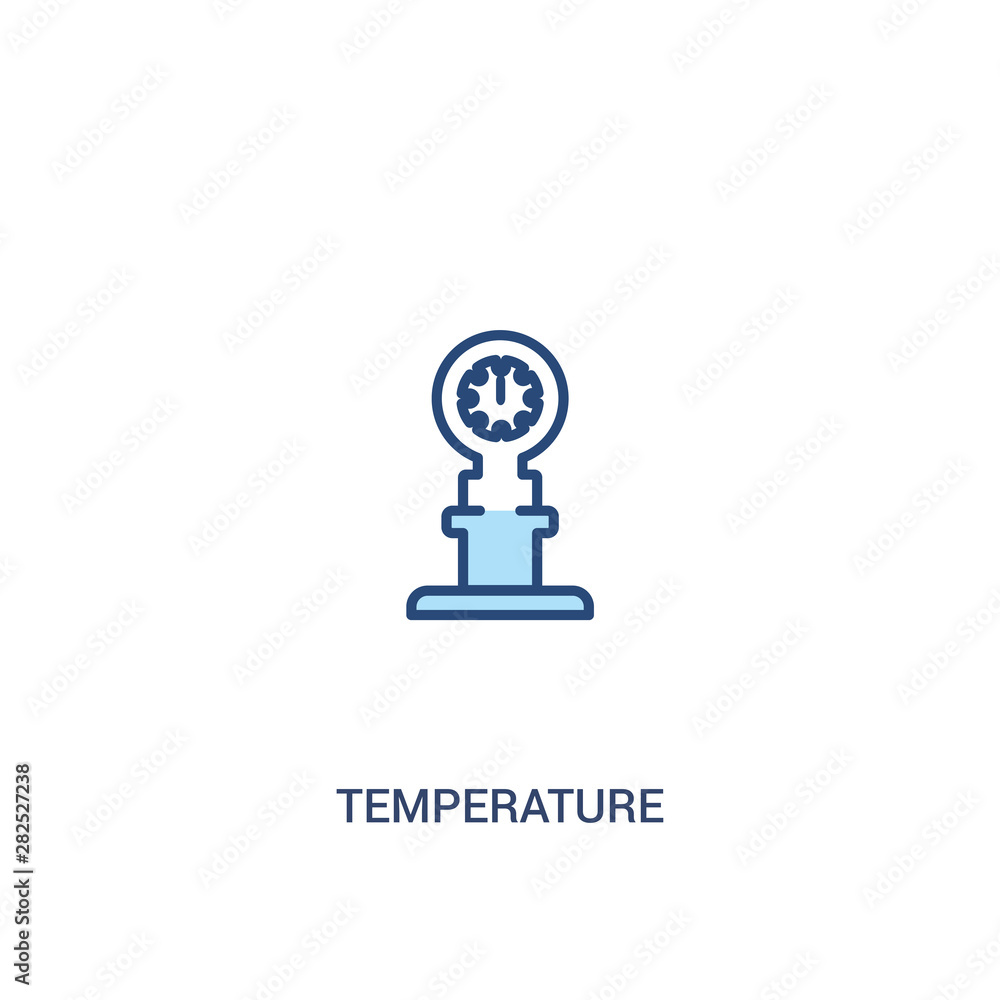 temperature concept 2 colored icon. simple line element illustration. outline blue temperature symbol. can be used for web and mobile ui/ux. temperature concept 2 colored icon. simple line element illustration. outline blue temperature symbol. can be used for web and mobile ui/ux.