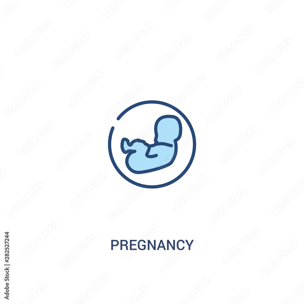 pregnancy concept 2 colored icon. simple line element illustration. outline blue pregnancy symbol. can be used for web and mobile ui/ux. pregnancy concept 2 colored icon. simple line element illustration. outline blue pregnancy symbol. can be used for web and mobile ui/ux.