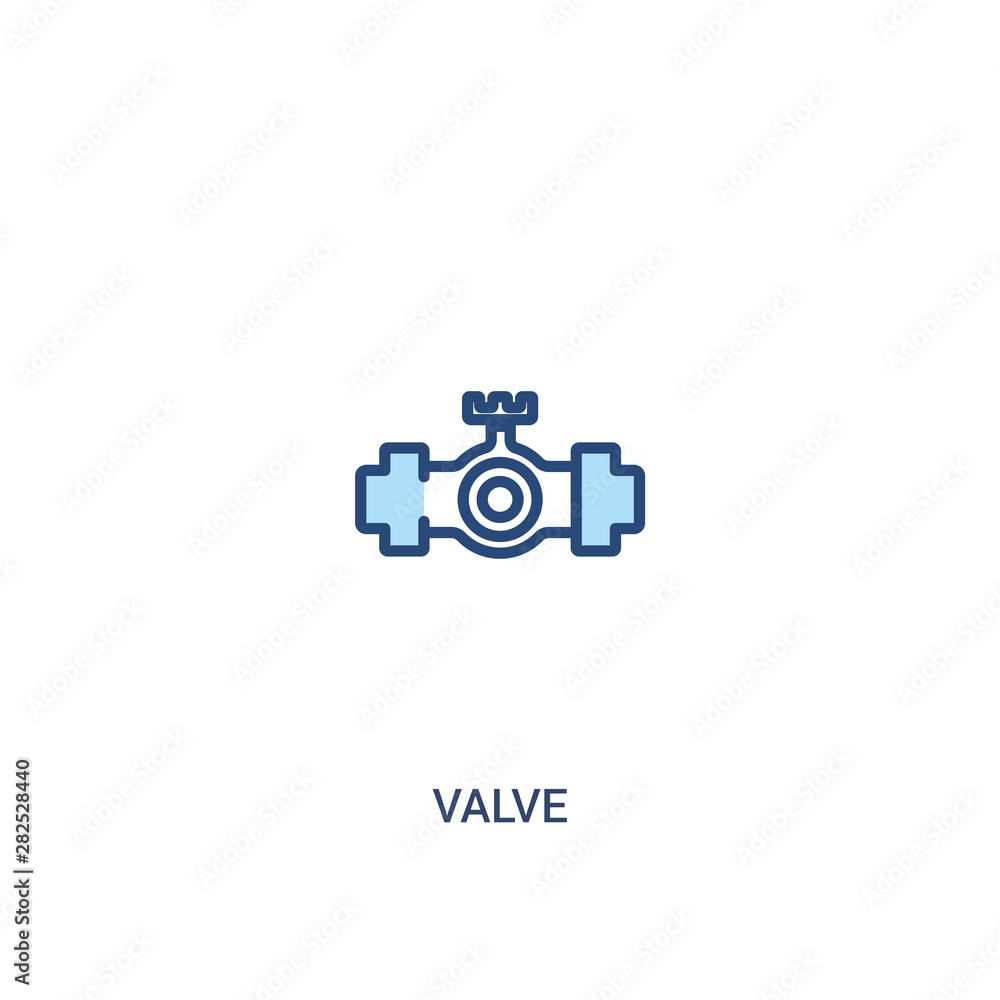 valve concept 2 colored icon. simple line element illustration. outline blue valve symbol. can be used for web and mobile ui/ux. valve concept 2 colored icon. simple line element illustration. outline blue valve symbol. can be used for web and mobile ui/ux.