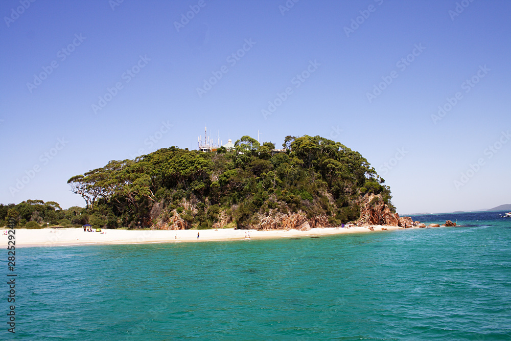 Fototapeta premium Inner Lighthouse at Shoal Bay. Australia.