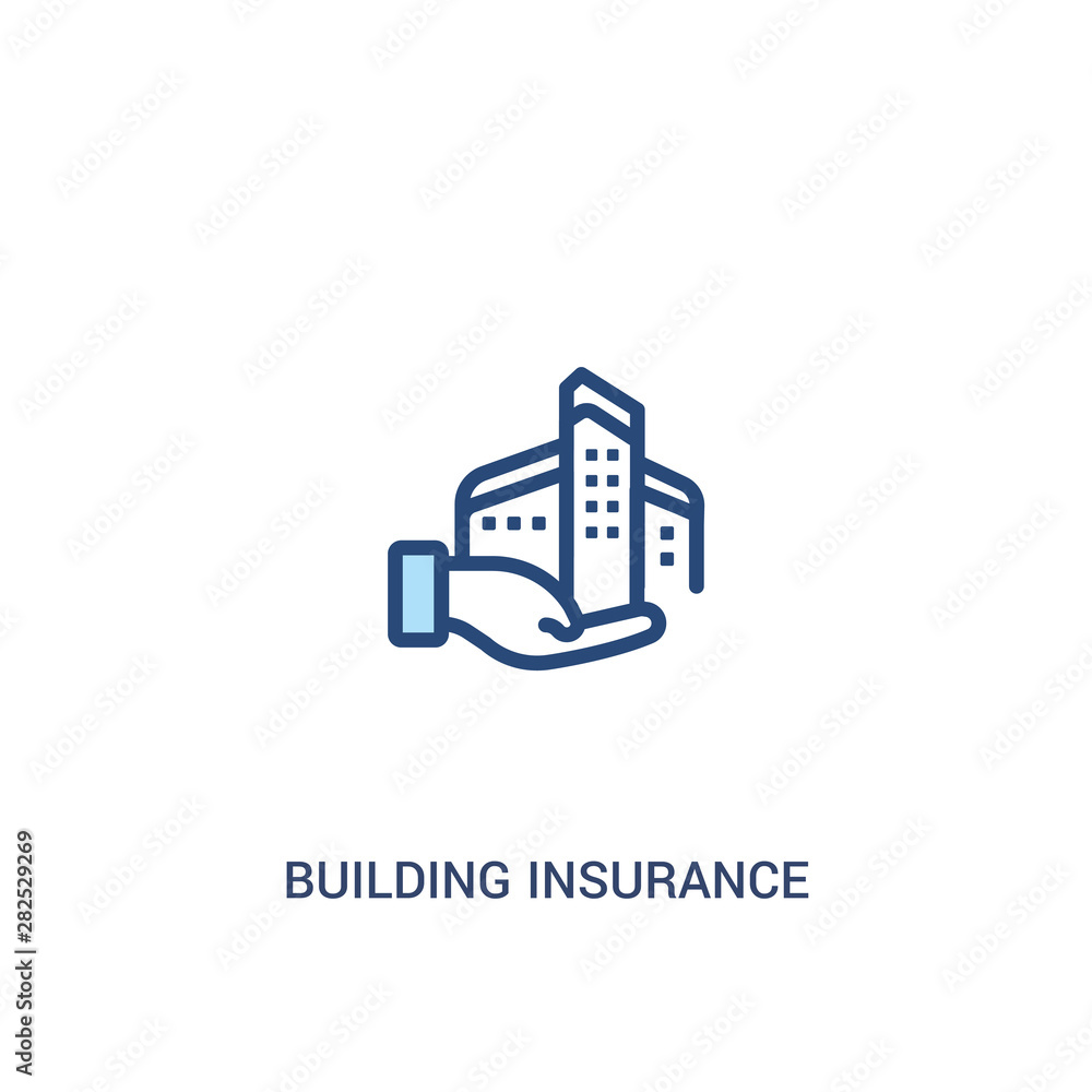 building insurance concept 2 colored icon. simple line element illustration. outline blue building insurance symbol. can be used for web and mobile ui/ux. building insurance concept 2 colored icon. simple line element illustration. outline blue building insurance symbol. can be used for web and mobile ui/ux.
