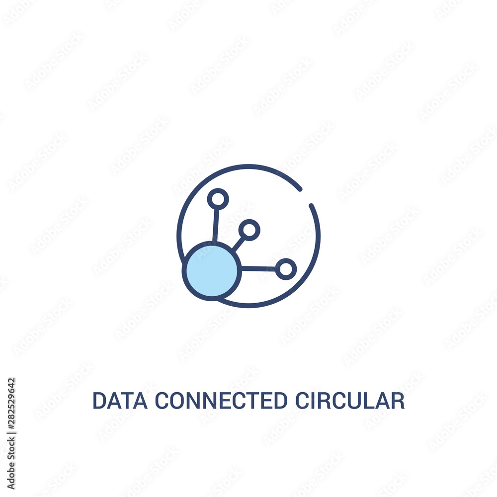 data connected circular interface concept 2 colored icon. simple line element illustration. outline blue data connected circular interface symbol. can be used for web and mobile ui/ux. data connected circular interface concept 2 colored icon. simple line element illustration. outline blue data connected circular interface symbol. can be used for web and mobile ui/ux.