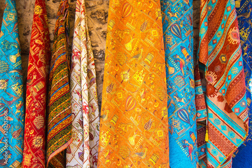 Bright and colorful silk. Products can be used as a scarf or scarf.