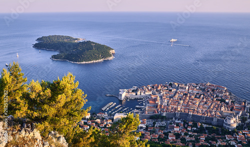 View from Dubrovnik . Croatia