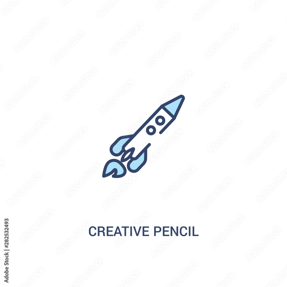 creative pencil rocket concept 2 colored icon. simple line element illustration. outline blue creative pencil rocket symbol. can be used for web and mobile ui/ux. creative pencil rocket concept 2 colored icon. simple line element illustration. outline blue creative pencil rocket symbol. can be used for web and mobile ui/ux.