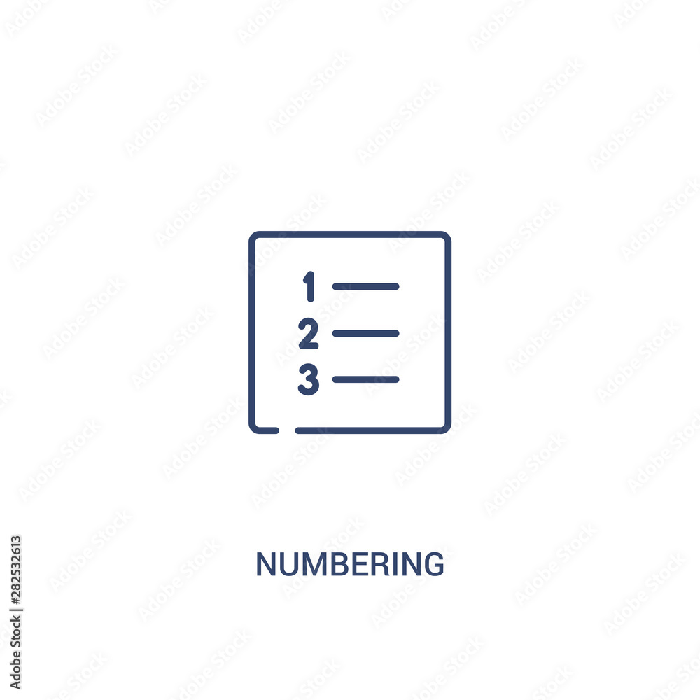 numbering concept 2 colored icon. simple line element illustration. outline blue numbering symbol. can be used for web and mobile ui/ux. numbering concept 2 colored icon. simple line element illustration. outline blue numbering symbol. can be used for web and mobile ui/ux.