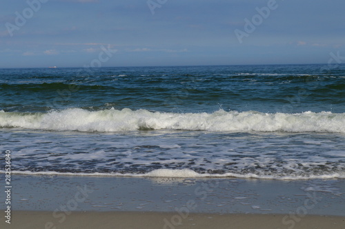 Waves on the Black Sea beach