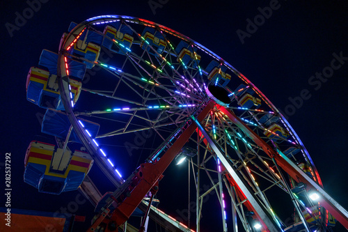 Ferris Wheel Night photo
