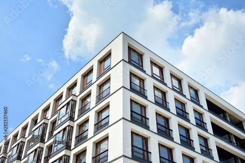 modern building with balconies