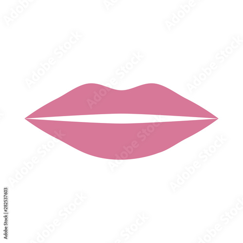 sexy female lips pop art style