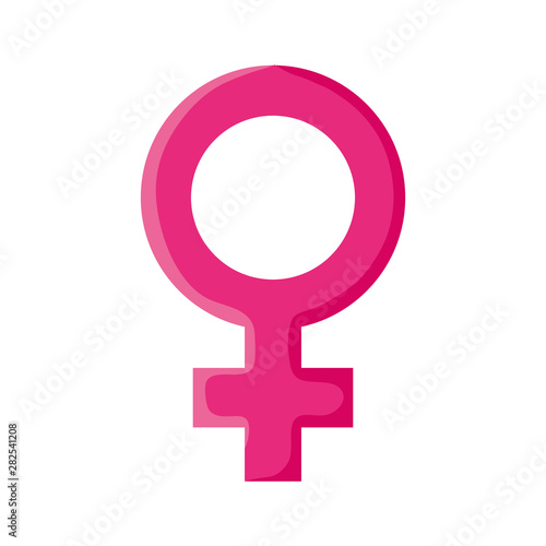 female gender symbol pop art style