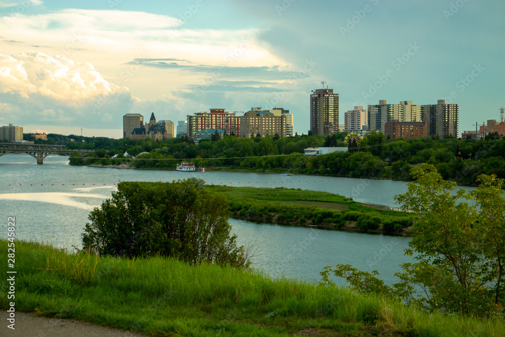 Skyline of Saskatoon Saskatchewan Canada