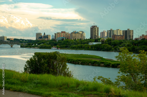 Skyline of Saskatoon Saskatchewan Canada © Sask Photography