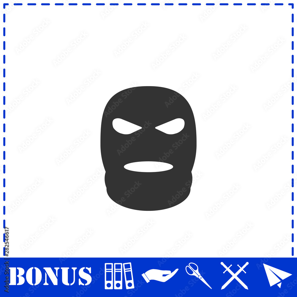 Mask icon flat Mask icon flat