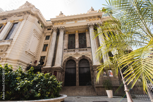 Wallpaper Mural Municipal Theater Building in Downtown Rio de Janeiro, Brazil Torontodigital.ca