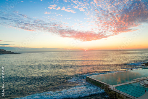 Photography Sunrise at Bondi Icebergs, Sydney, Australia