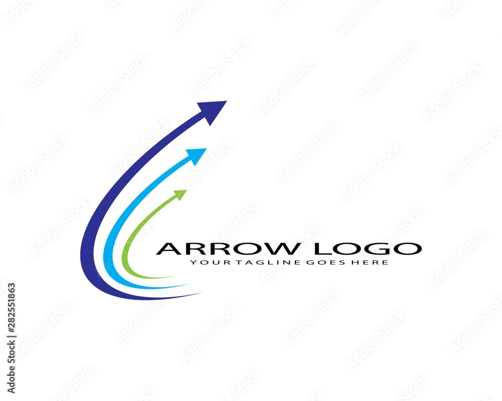Arrows vector illustration icon Logo Template design Arrows vector illustration icon Logo Template design
