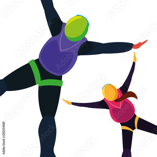 people extreme sport and lifestyle